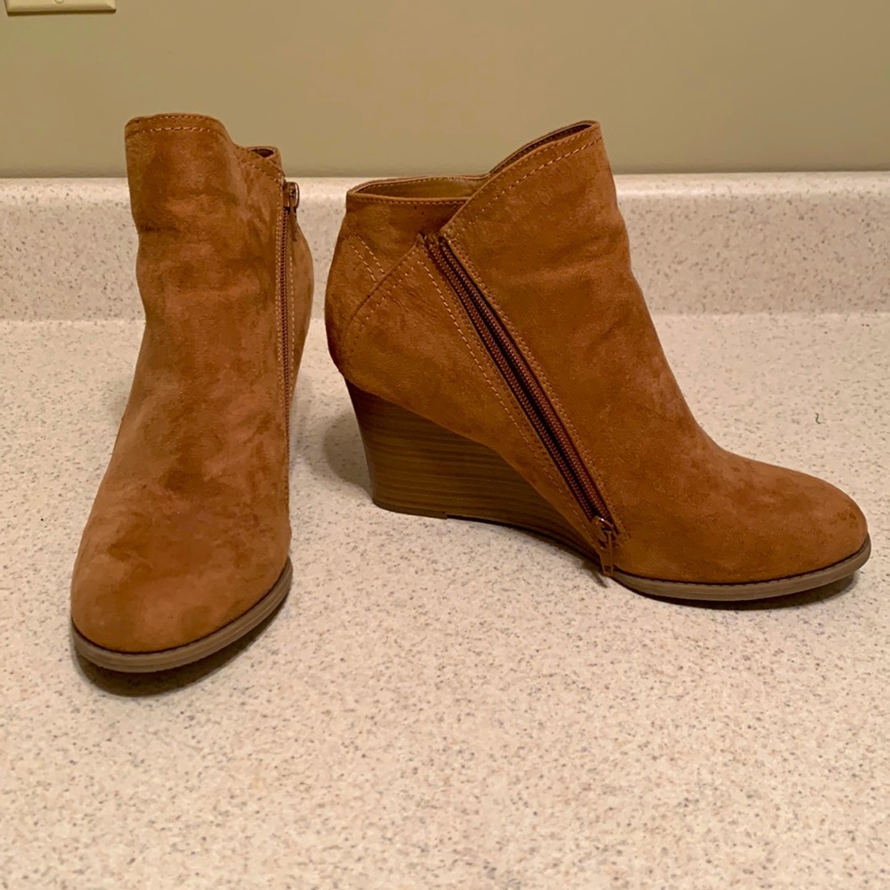 Wedge booties
